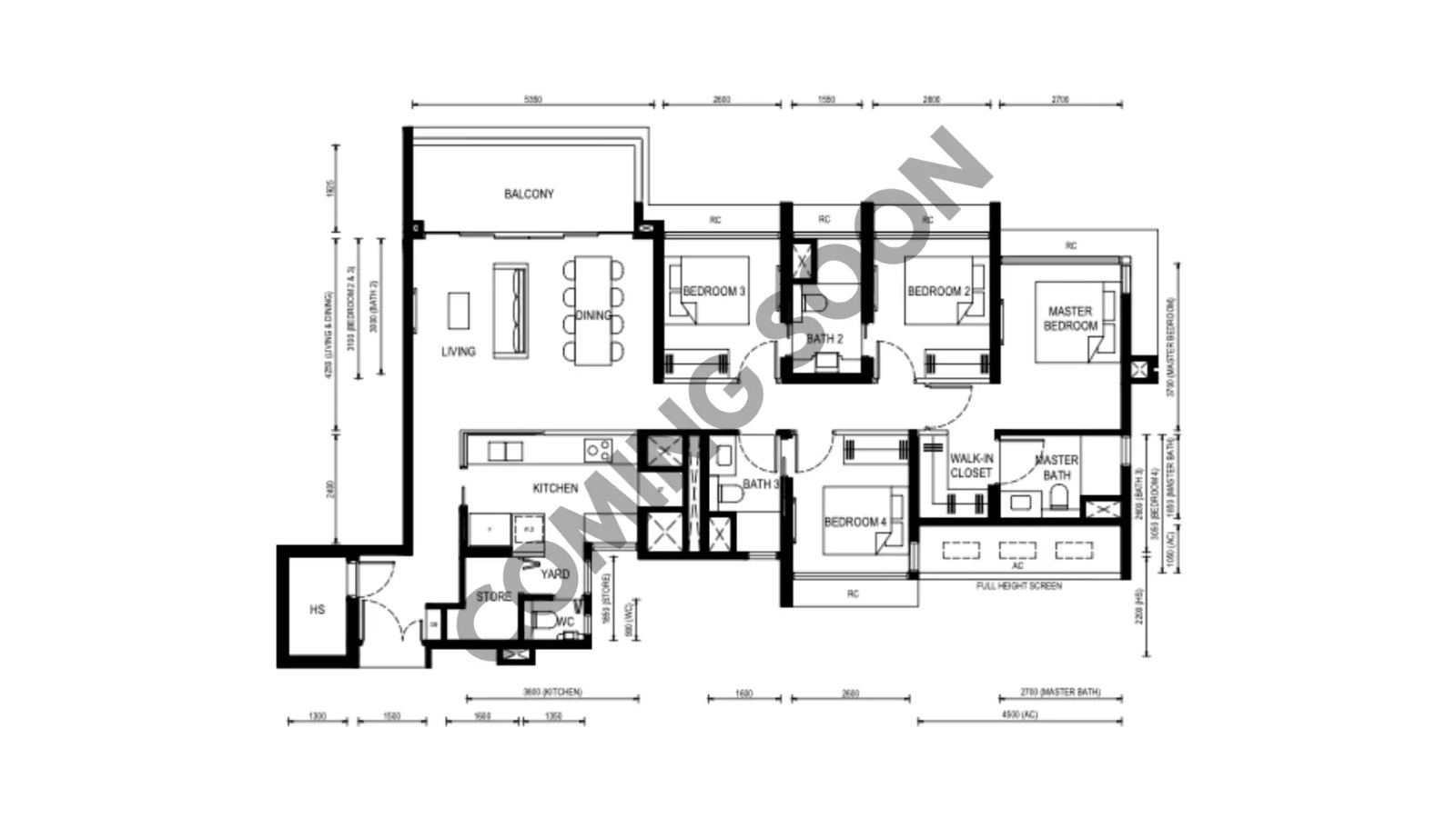 Lucerne Grand 4 Bedroom Premium + Entertainment indicative floorplan